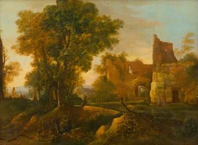 Landschaft mit Ruine von Jan Dirksz Both